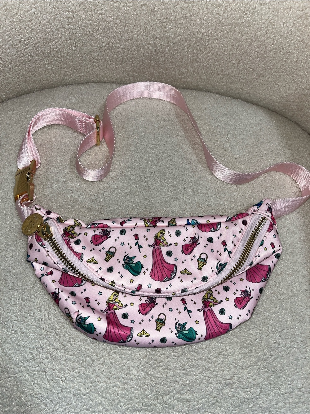 Stoney Clover Lane Disney Aurora Sleeping Beauty Classic Fanny Pack Pink